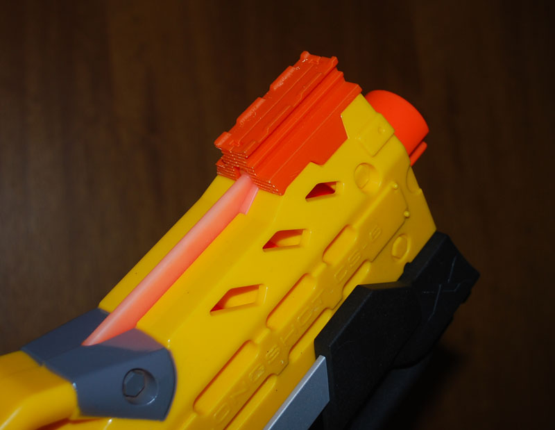 Nerf rail longshot attachment Containment Crew