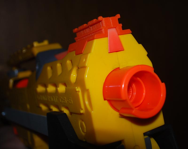 Nerf rail longshot attachment Containment Crew