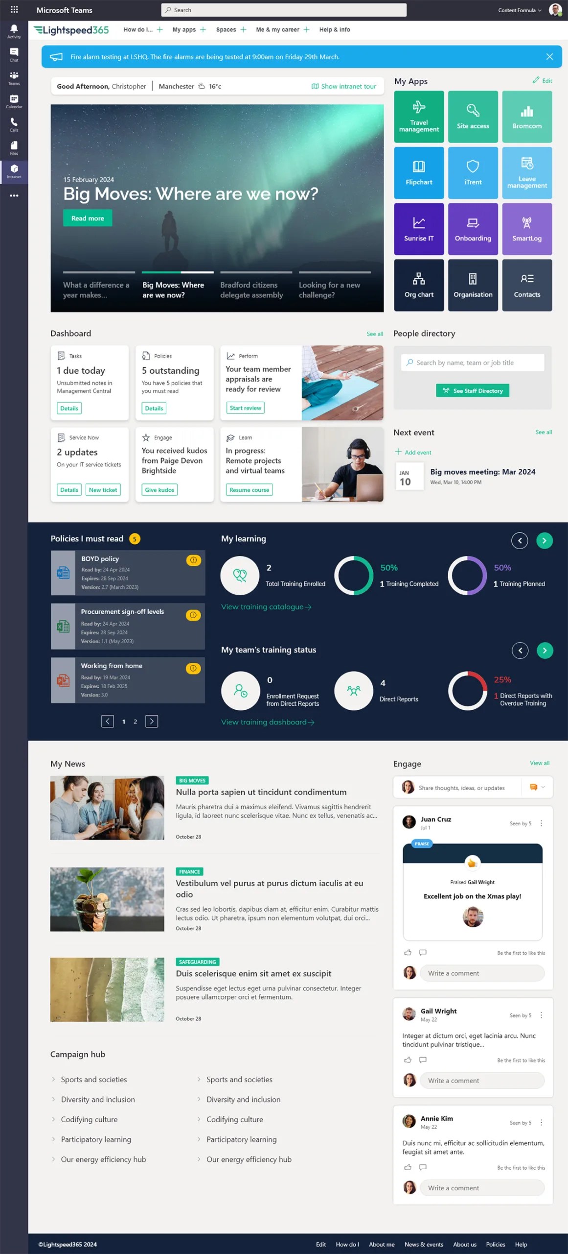 Six amazing 2024 SharePoint design ideas for your Content