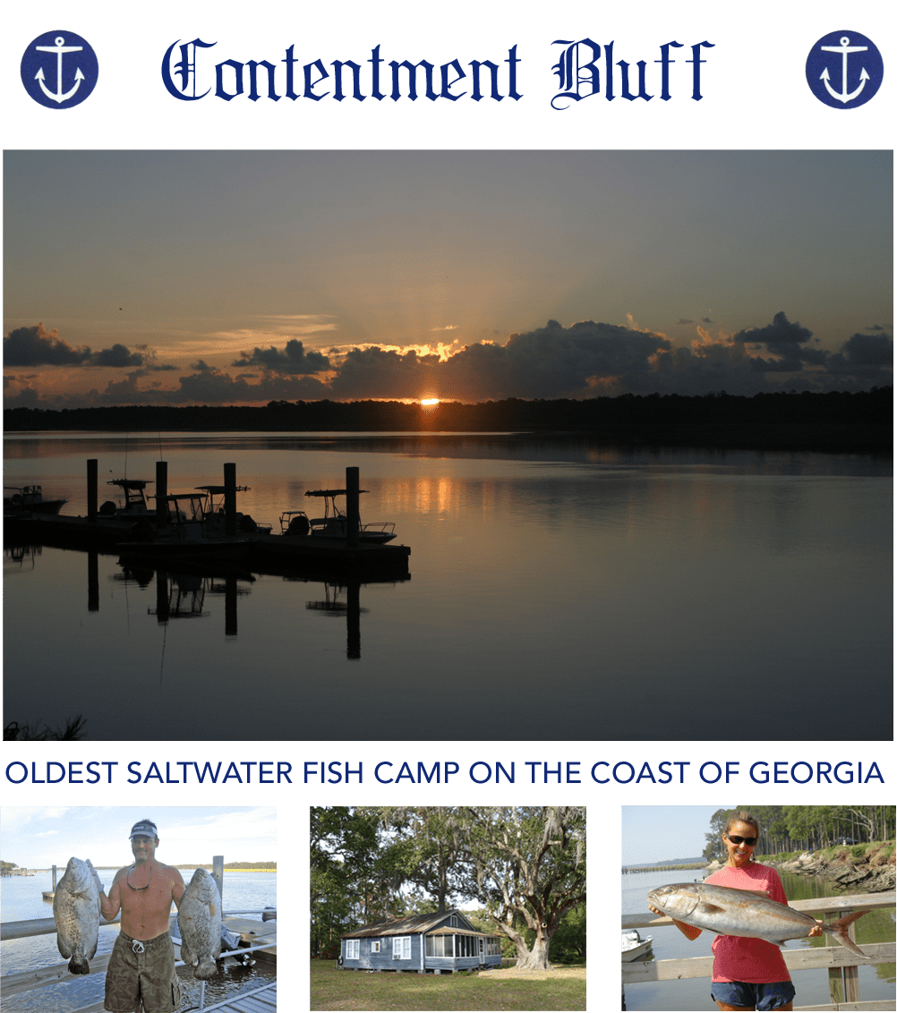 Contentment Bluff Oldest Saltwater Fish Camp in Mcintosh