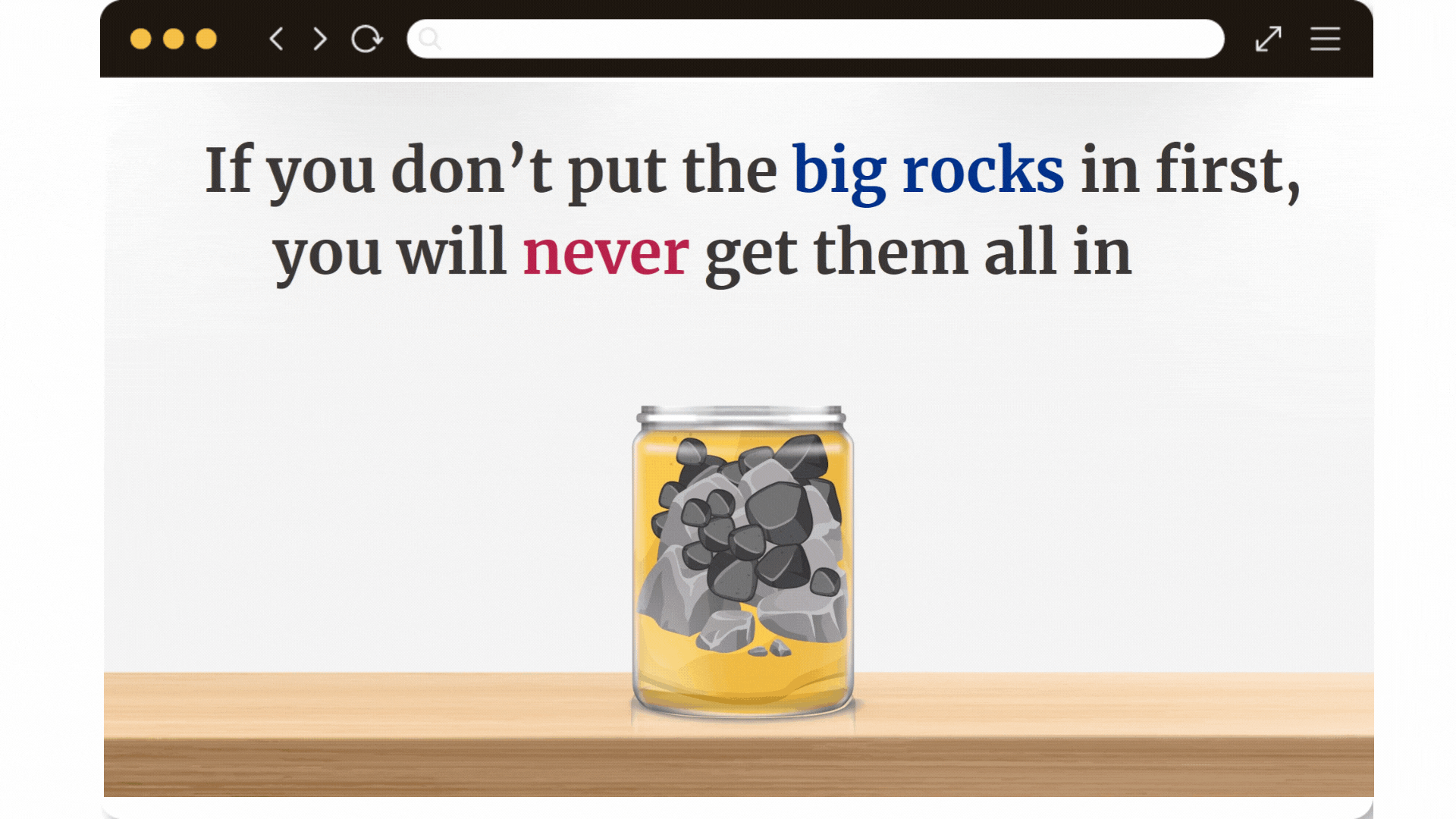 The Pickle Jar Theory for the Gamification of Time Management