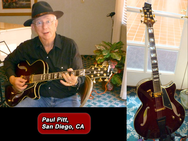 Paul Pitt San Diego, CA • Conti Guitars