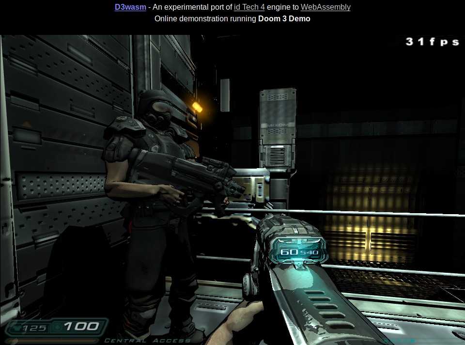 D3Wasm: a port of id Tech 4 / Doom 3 engine to WebAssembly