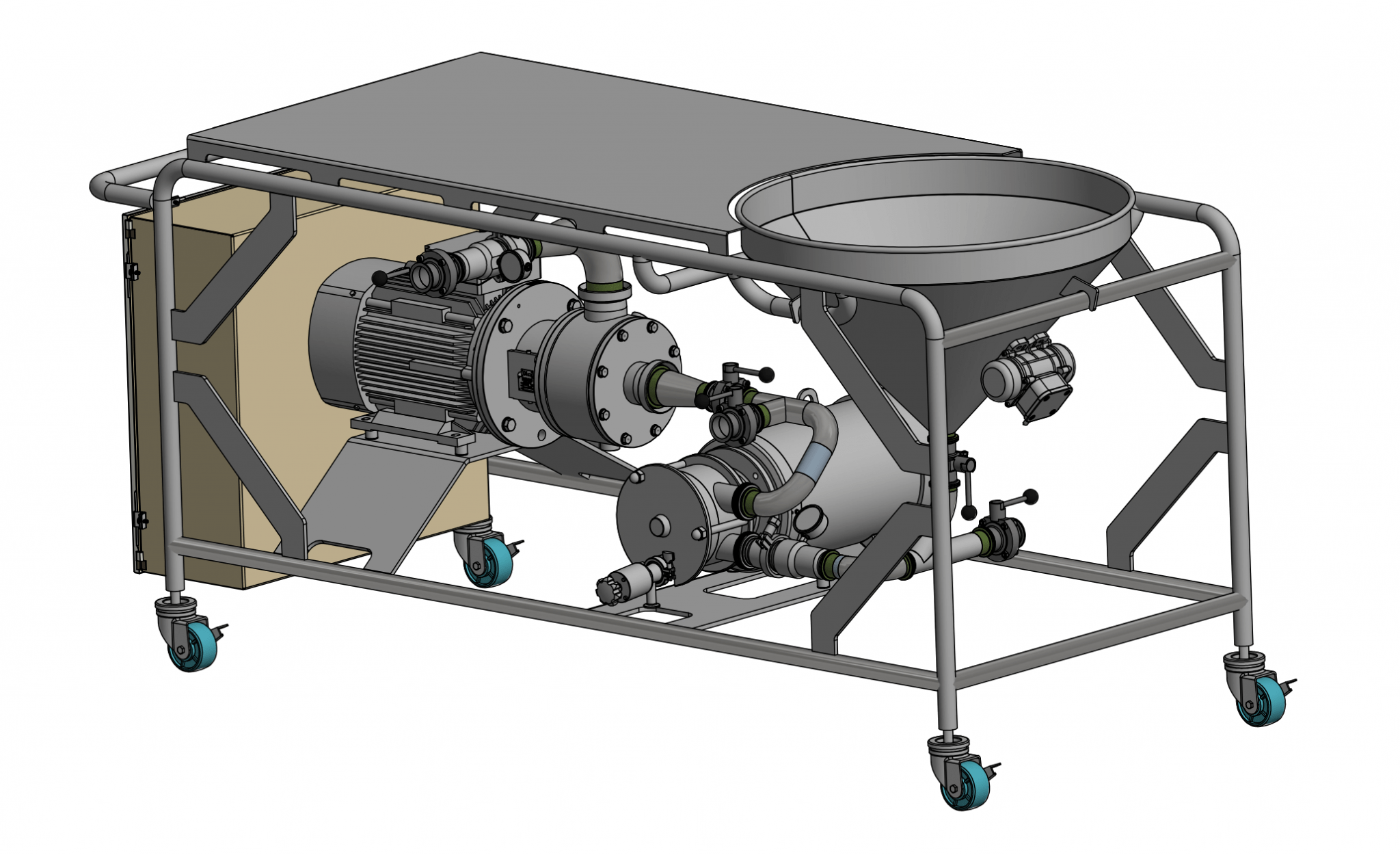 High Shear Mixing applications are ideal for the "H" Series Mixer