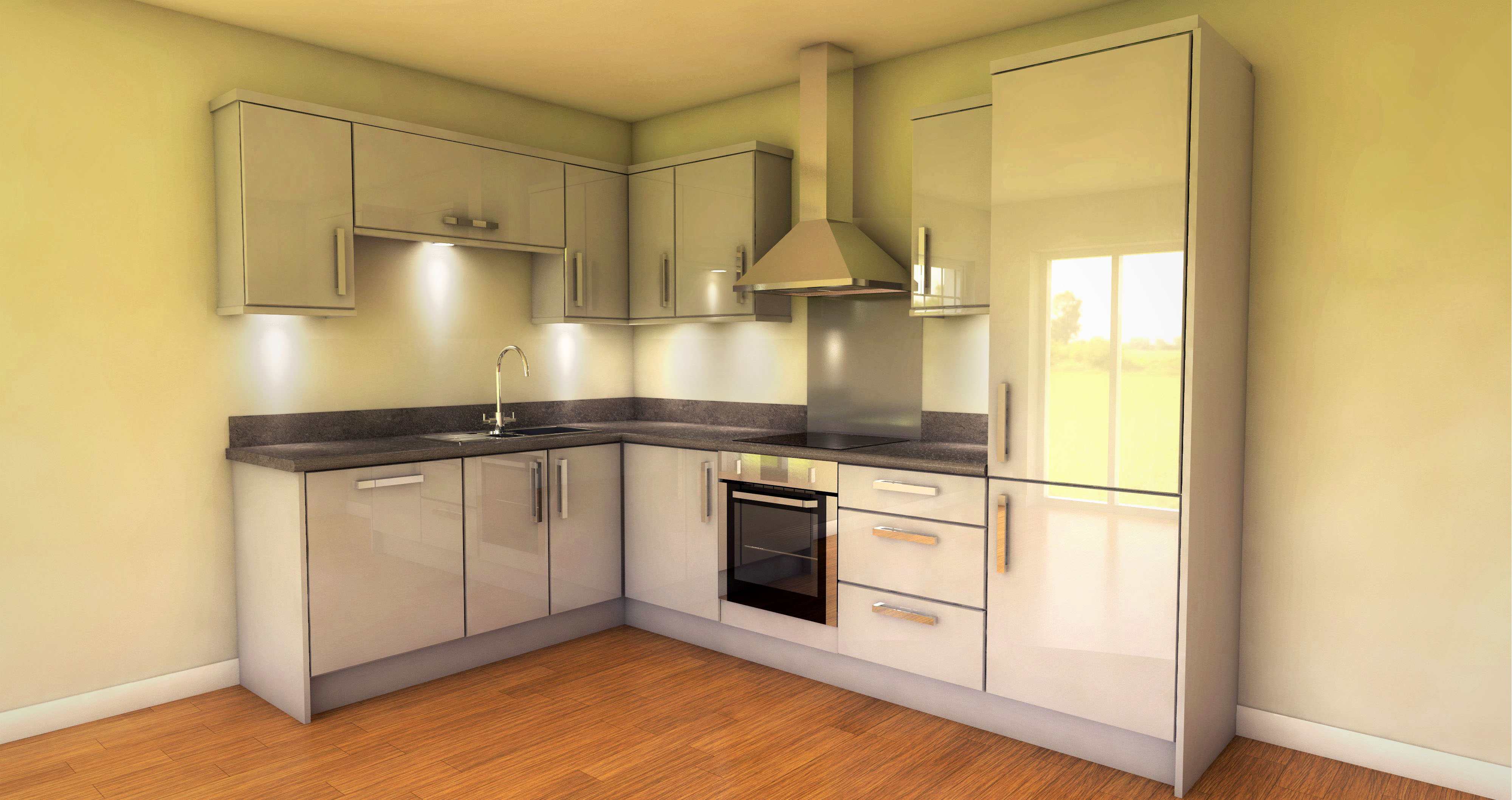 Contract Kitchens Ltd Silver Collection Contract Kitchens