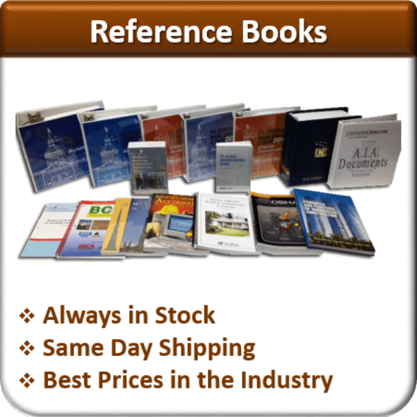 Florida Construction Exam Reference List 2023 Exam Reference Book Set (Business & Finance, Trade Knowledge) | Contractor Classes