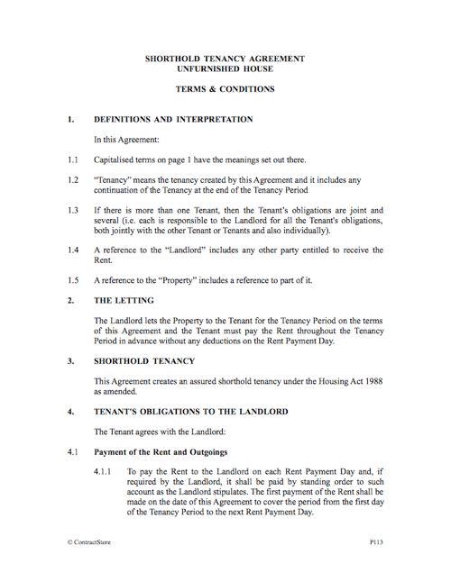 Assured Shorthold Tenancy Agreement Template Creative Template