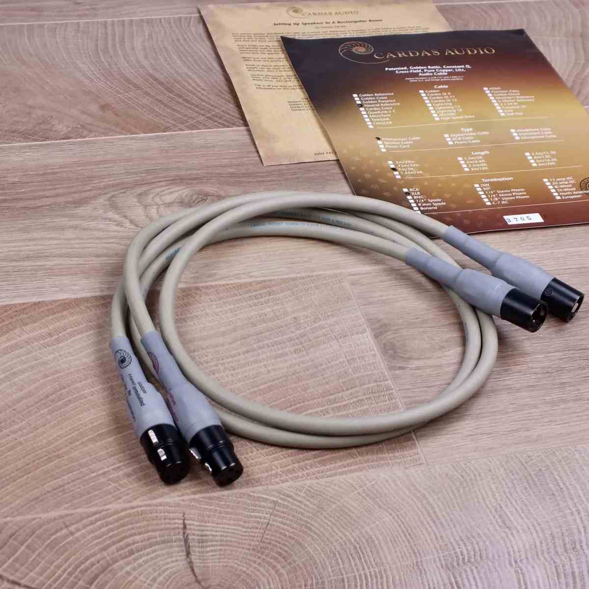 Cardas Audio Neutral Reference audio cables interconnects XLR 1,0 metre