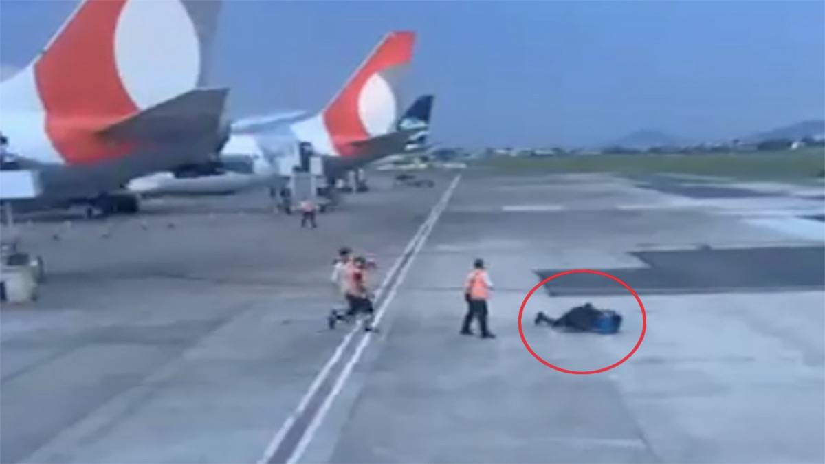 Vídeo: Confusão em voo da GOL termina com passageiros rolando no pátio do aeroporto