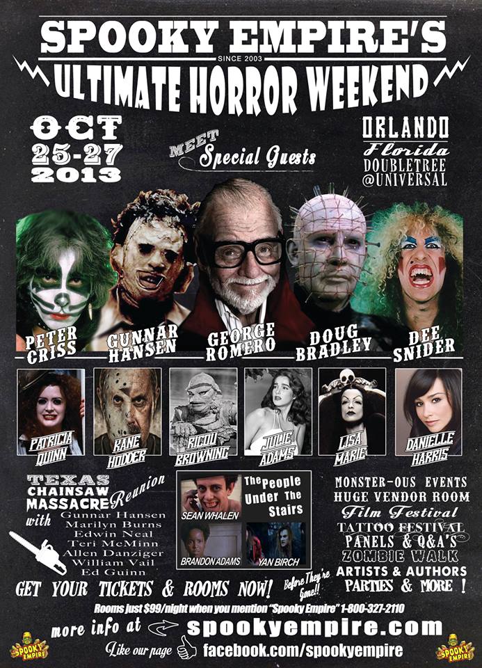 Spooky Empire unveils new flyer for Ultimate Horror Weekend