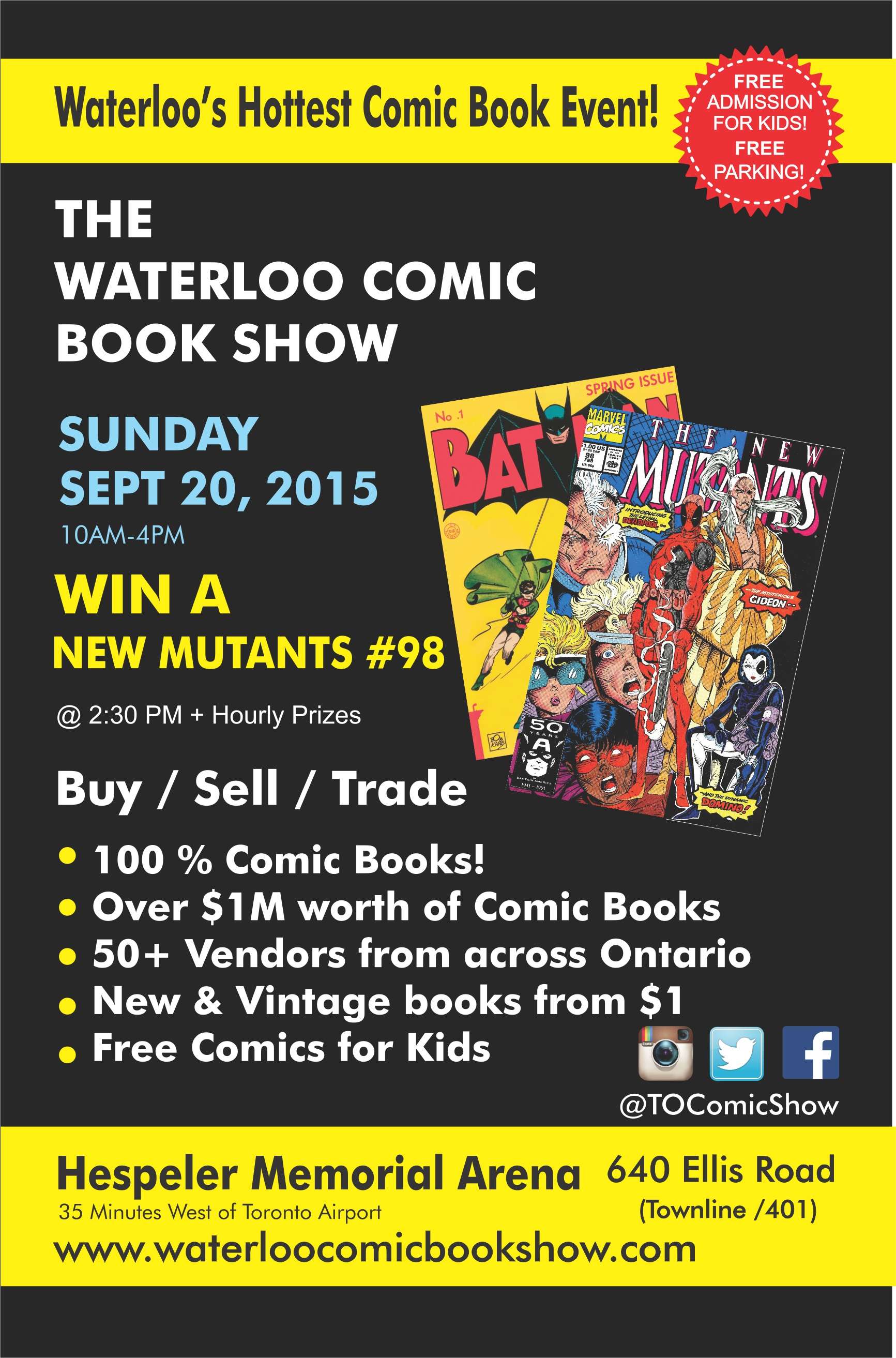 Waterloo Comic Book Show (September 2015) Convention Scene