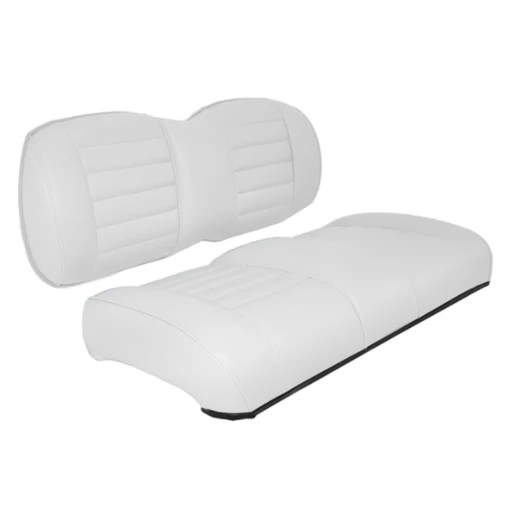 EZGO TXT Premium OEM Style Front Replacement White Seat Assemblies