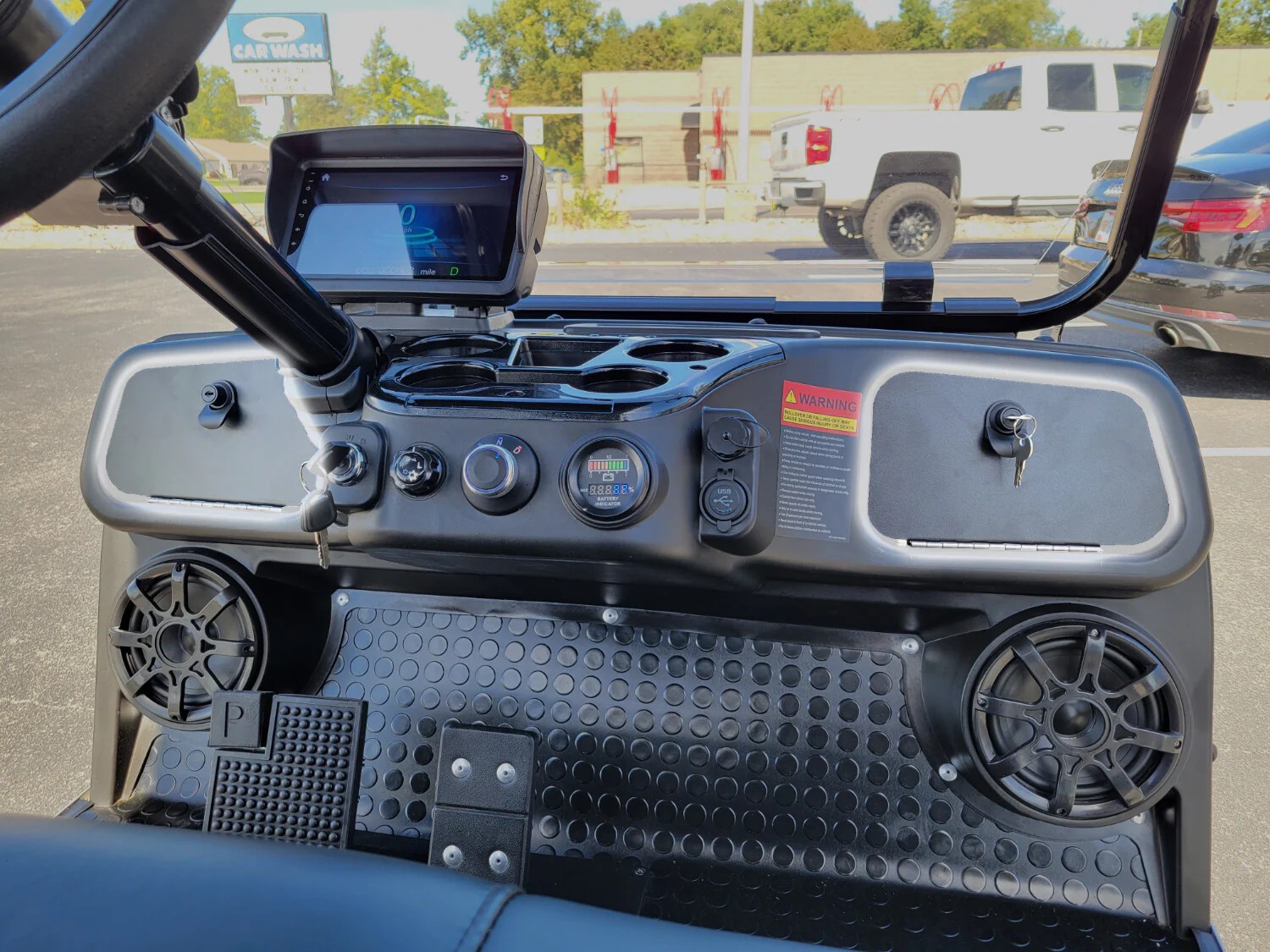 Evolution Golf Cart Lockable Glovebox Kit Converted Carts