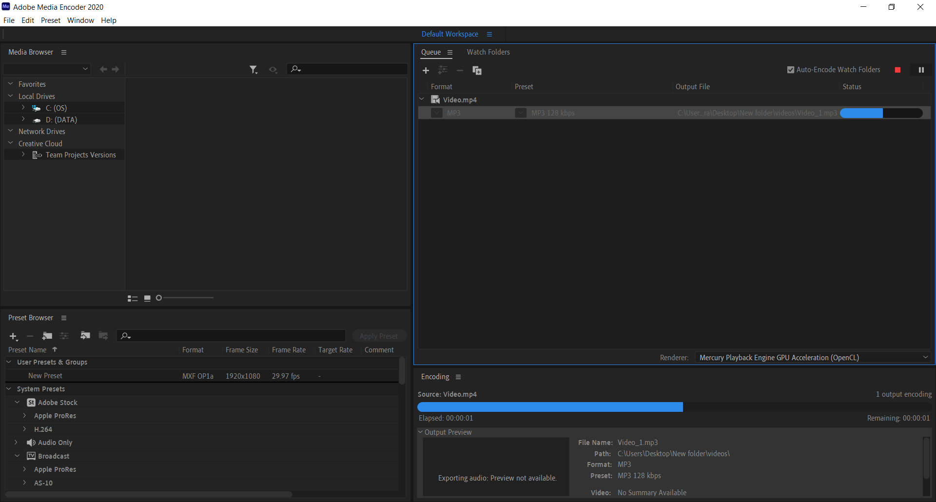 Best way to convert MP4 to MP3
