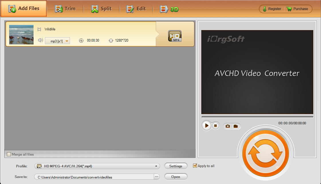 AVCHD Converter Software to convert any avchd wrapped video filmed