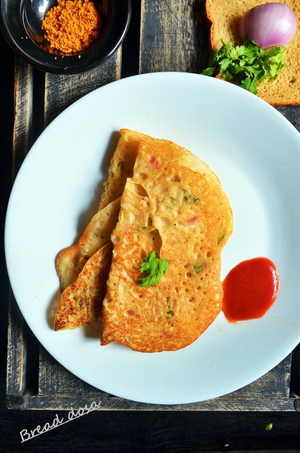 Instant Bread Dosa Recipe Cook Click N Devour!!!