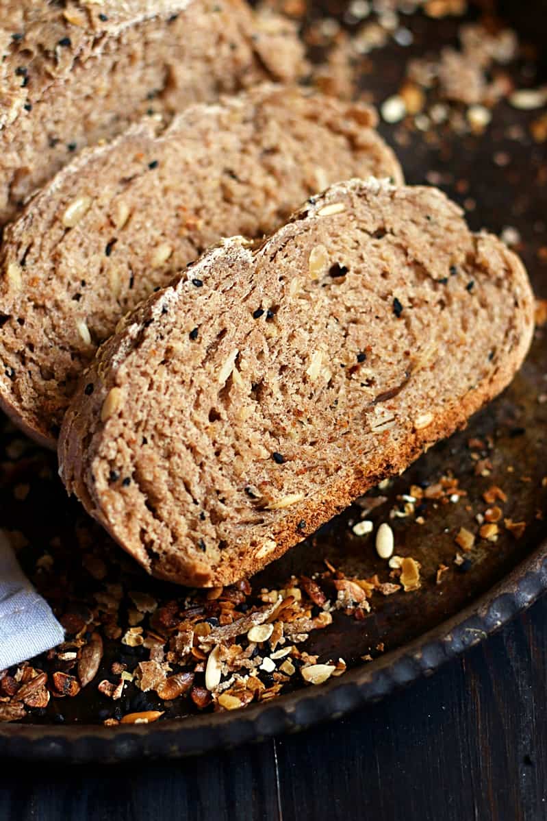 Multigrain bread recipe with seeds