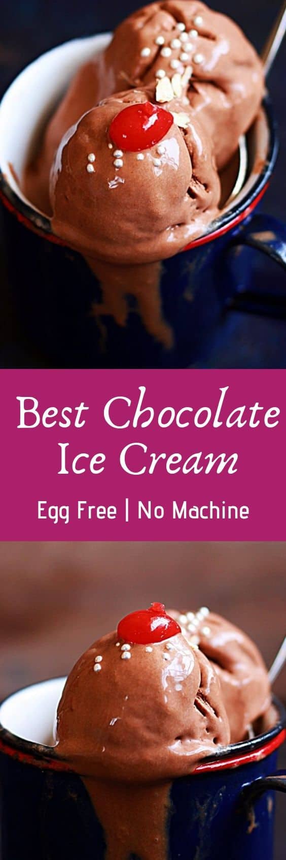 Chocolate ice cream recipe without ice cream maker