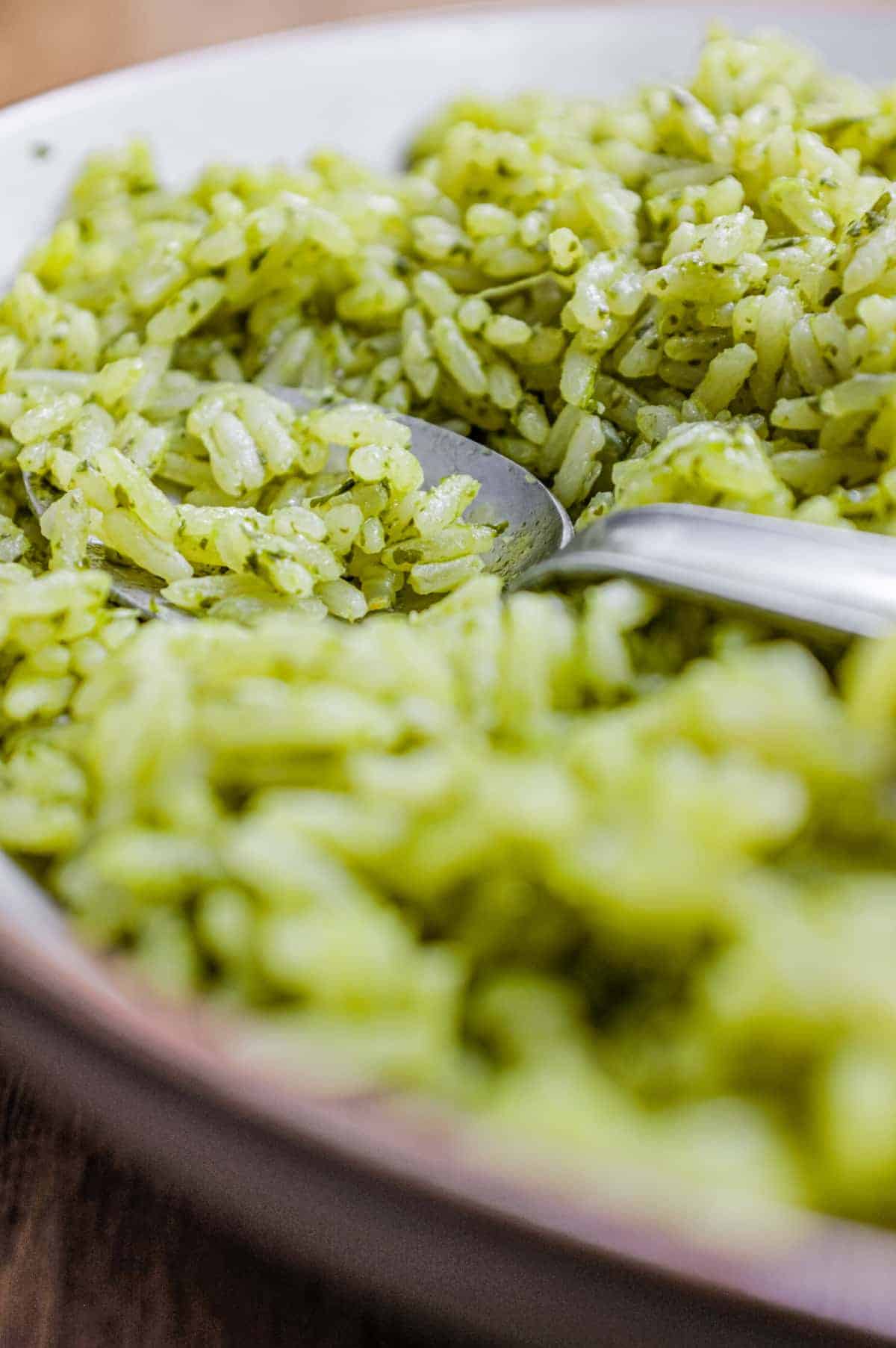 Mexican Cilantro Rice (Green Rice) Cook Eat World