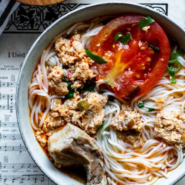 My Mom's Bun Rieu Vietnamese Crab Noodle Soup Cooking Therapy