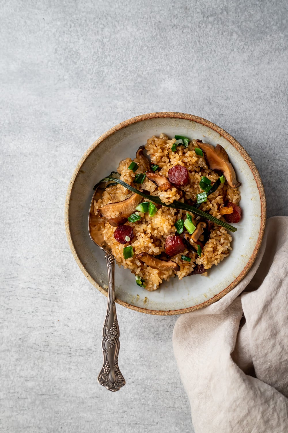 Chinese Sticky Rice (Lo Mai Fan or Xoi Man) Cooking Therapy