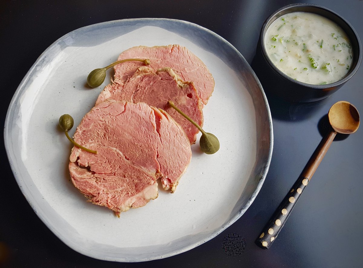 Recipe Spiced Gammon with Ravigote Sauce CookingBites Cooking Forum
