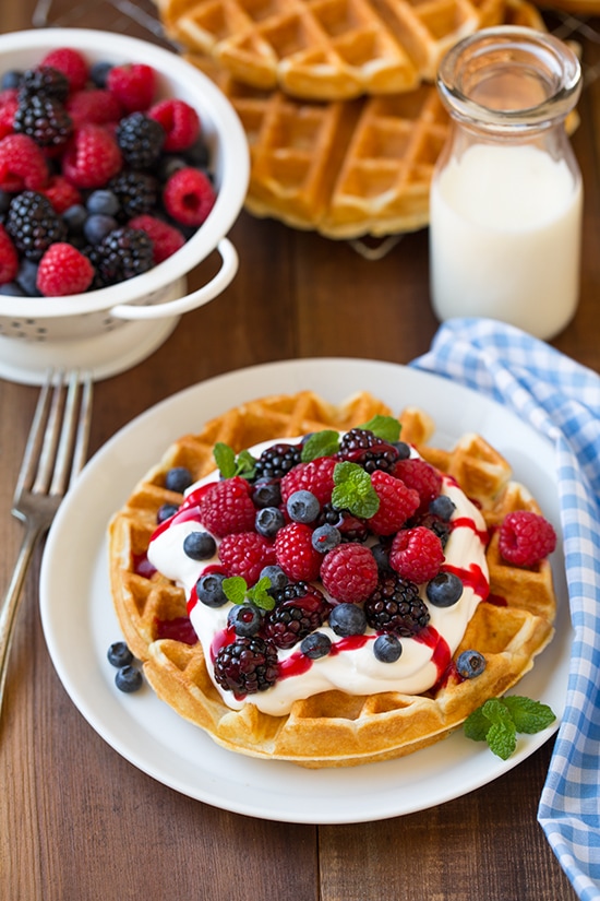 Belgian Waffles Cooking Classy