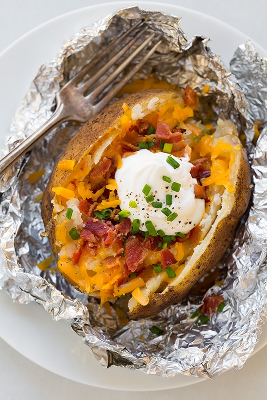 Slow Cooker "Baked" Potatoes Cooking Classy