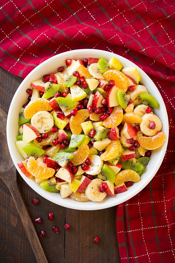 Winter Fruit Salad with Lemon Poppy Seed Dressing Cooking Classy