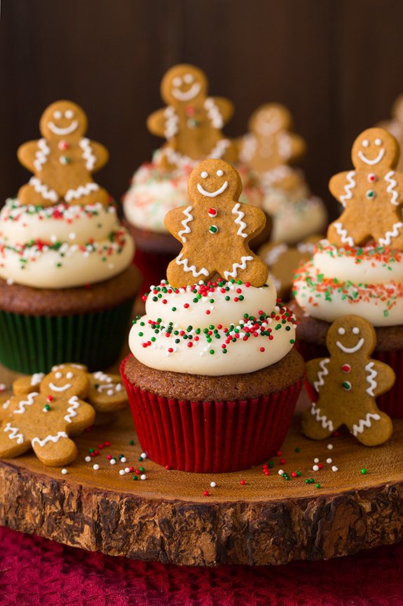 Gingerbread Cupcakes with Cream Cheese Frosting Cooking Classy