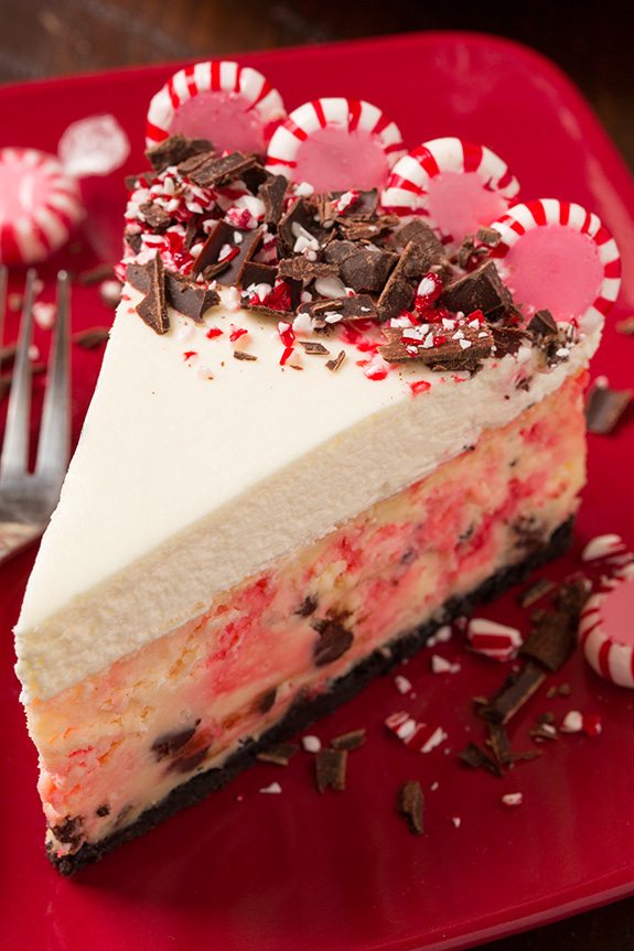 Peppermint Bark Cheesecake Cooking Classy
