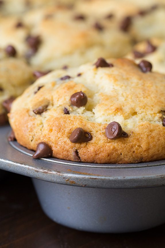 Bakery Style Chocolate Chip Muffins Cooking Classy