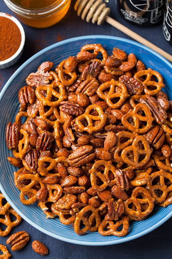 HoneyChipotle Nut and Pretzel Mix Cooking Classy