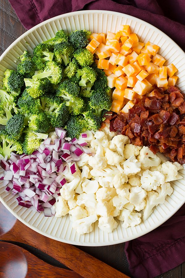 Broccoli and Cauliflower Salad Cooking Classy