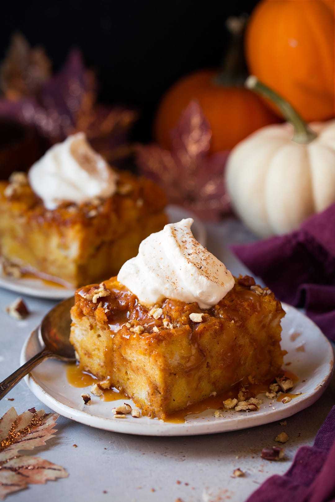 Pumpkin Bread Pudding Cooking Classy