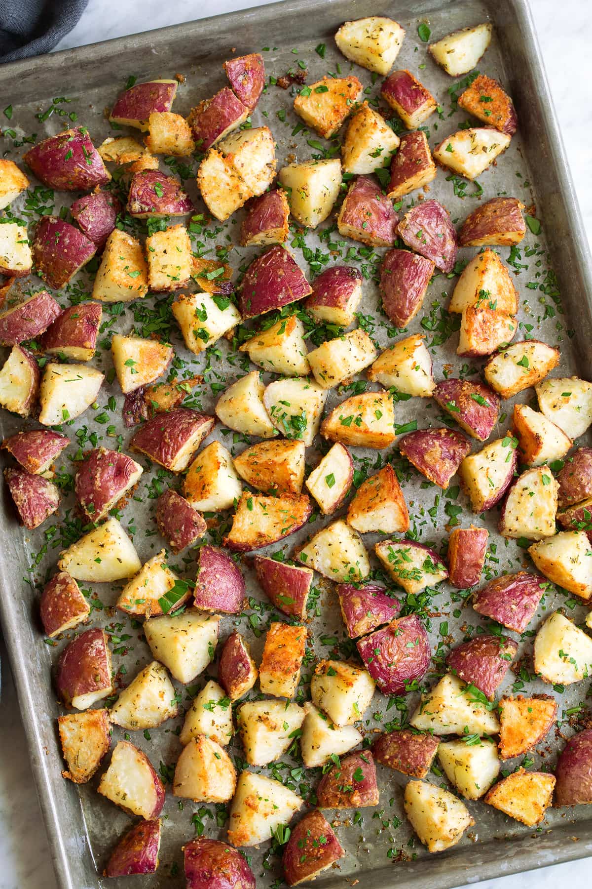 Oven Roasted Potatoes (with Parmesan, Garlic, & Herbs) Cooking Classy