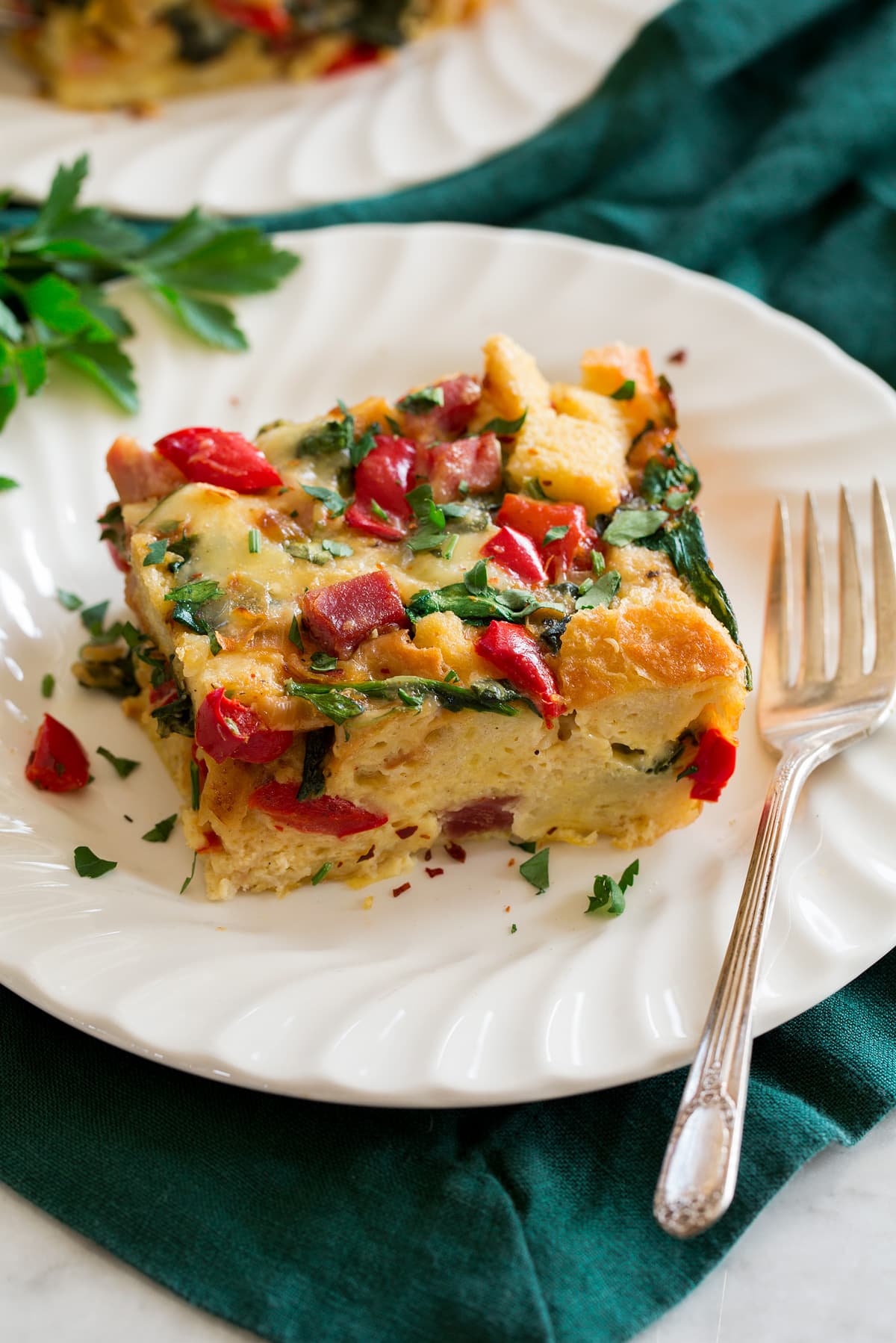 Strata Recipe {with Ham and Cheese} - Cooking Classy