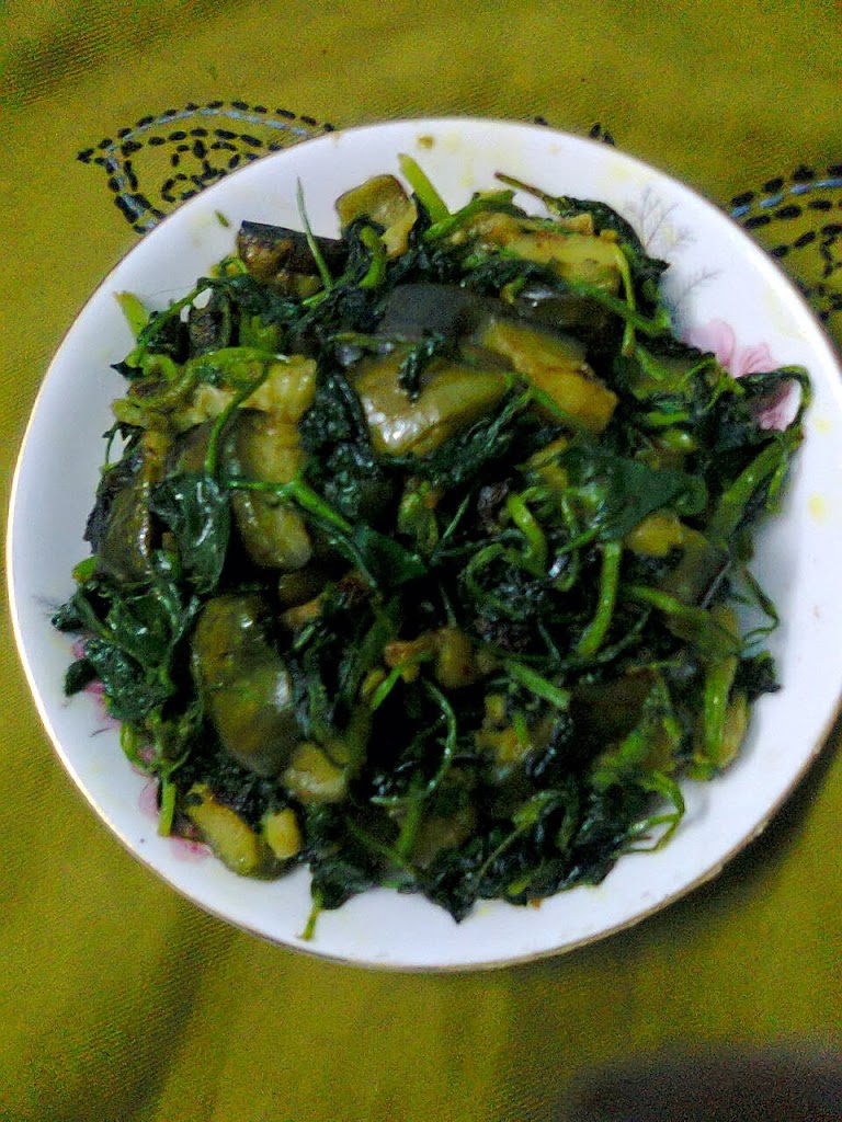Fenugreek Leaves With Eggplant/Healthy MethiLeaves Curry Cookingenuff