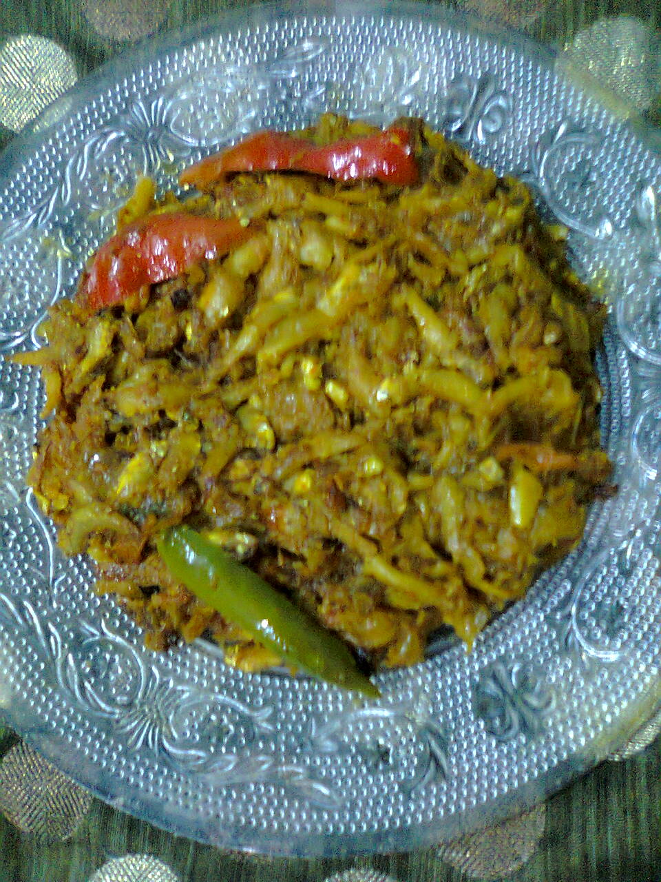 Dry Dish Of Kachki Fish / Kachki Macher Paturi