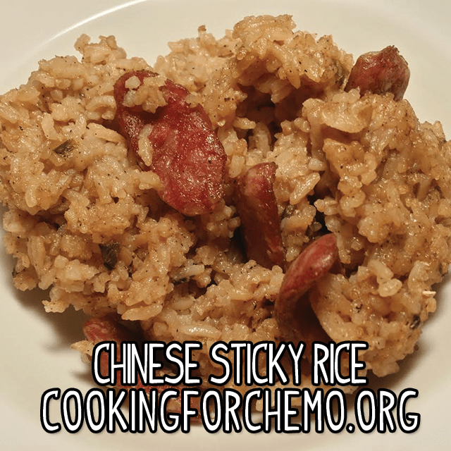 Chinese Sticky Rice Recipe for Cancer and Chemotherapy