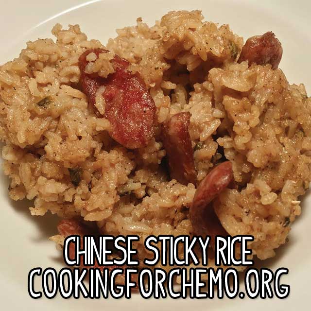 Chinese Sticky Rice Recipe for Cancer and Chemotherapy
