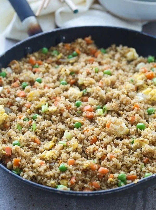 Quinoa Fried "Rice" Cooking for Keeps