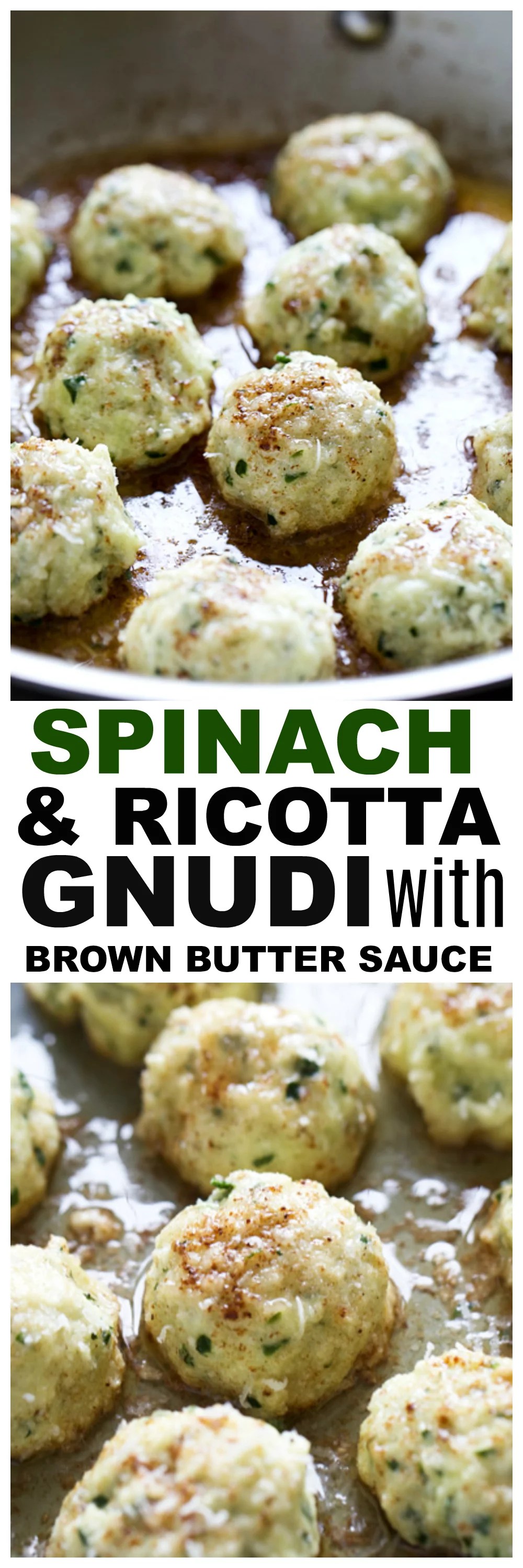 Spinach & Ricotta Gnudi with Brown Butter Cooking for Keeps