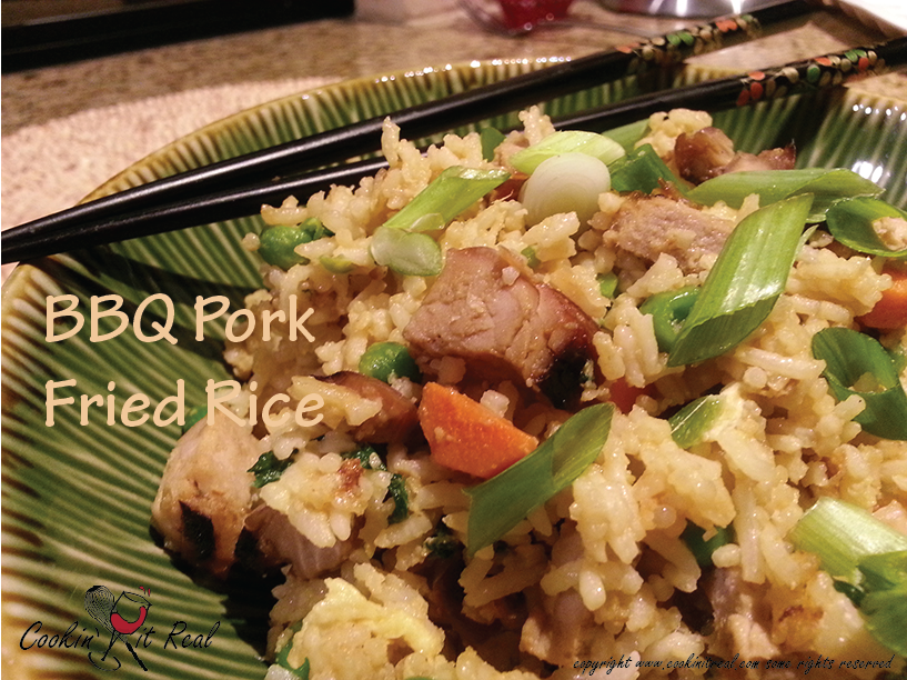 BBQ Pork Fried RIce Cookin' It Real