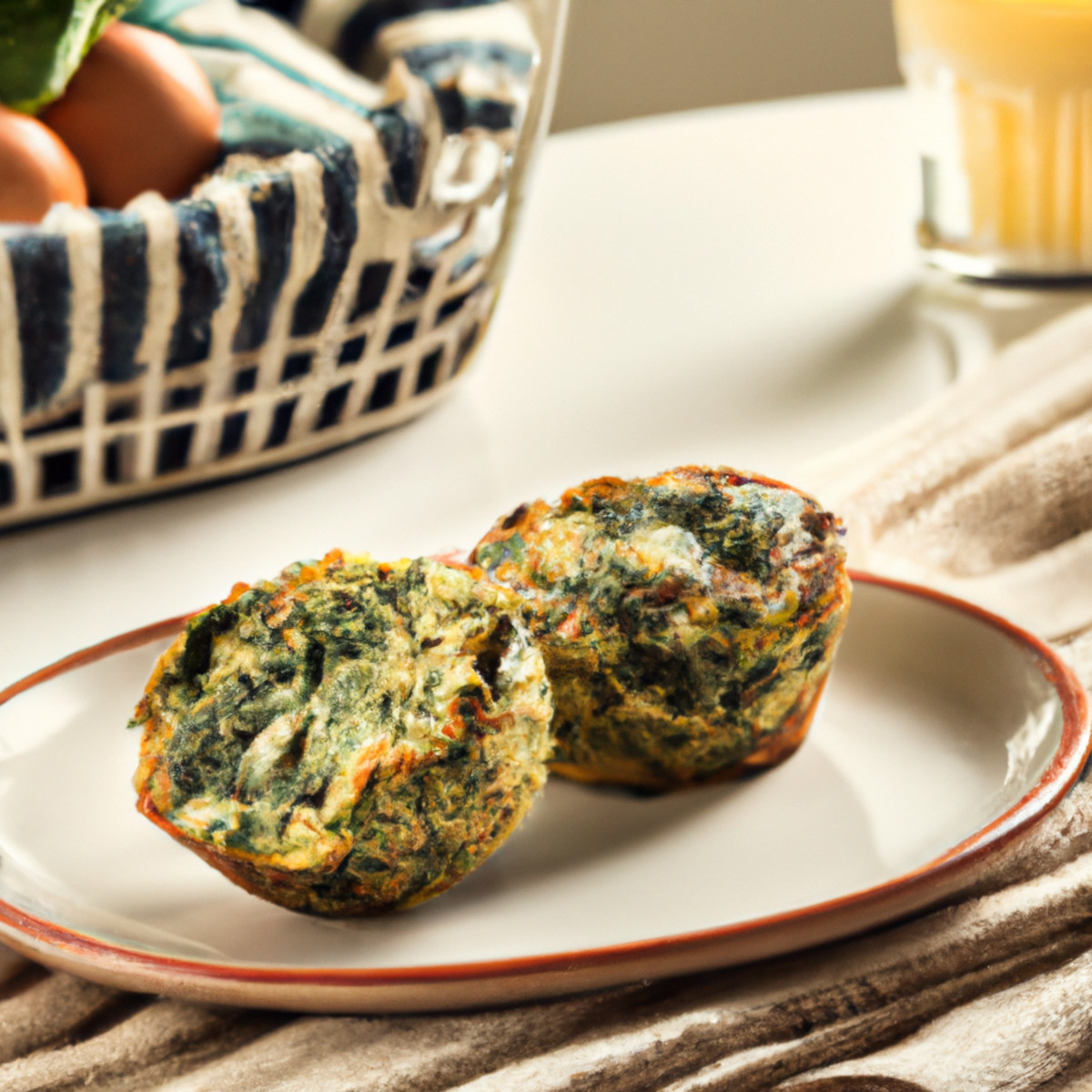 Spinach egg cups COOKPILOT