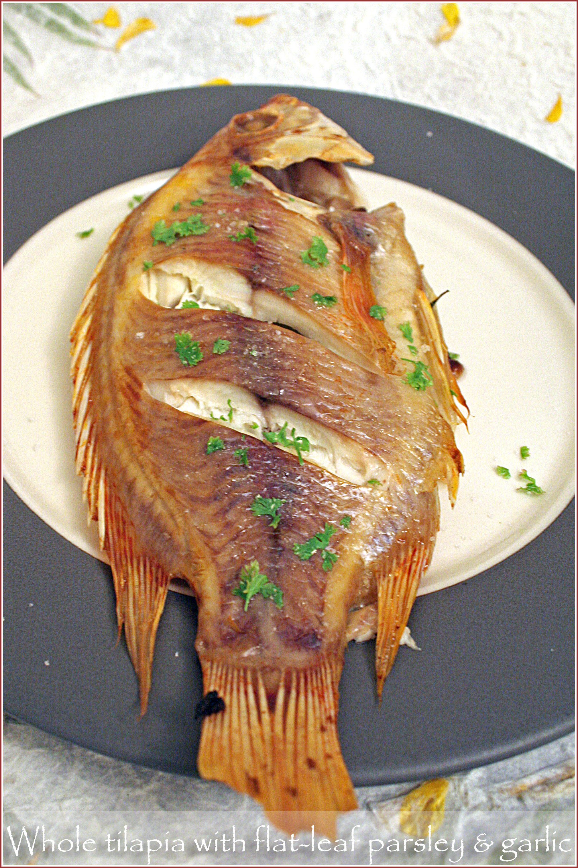 pan fried whole tilapia