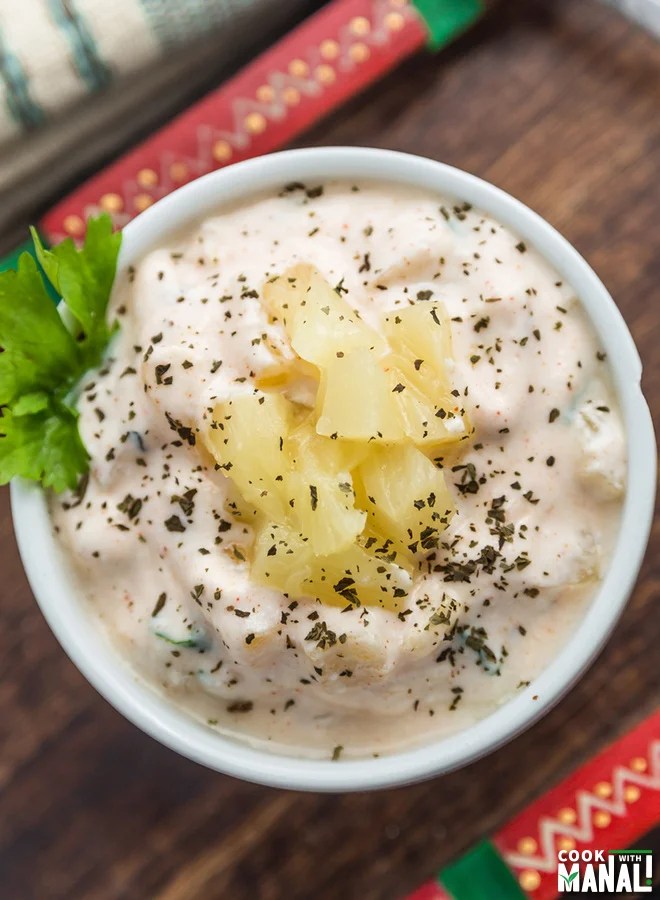 Pineapple Raita Cook With Manali