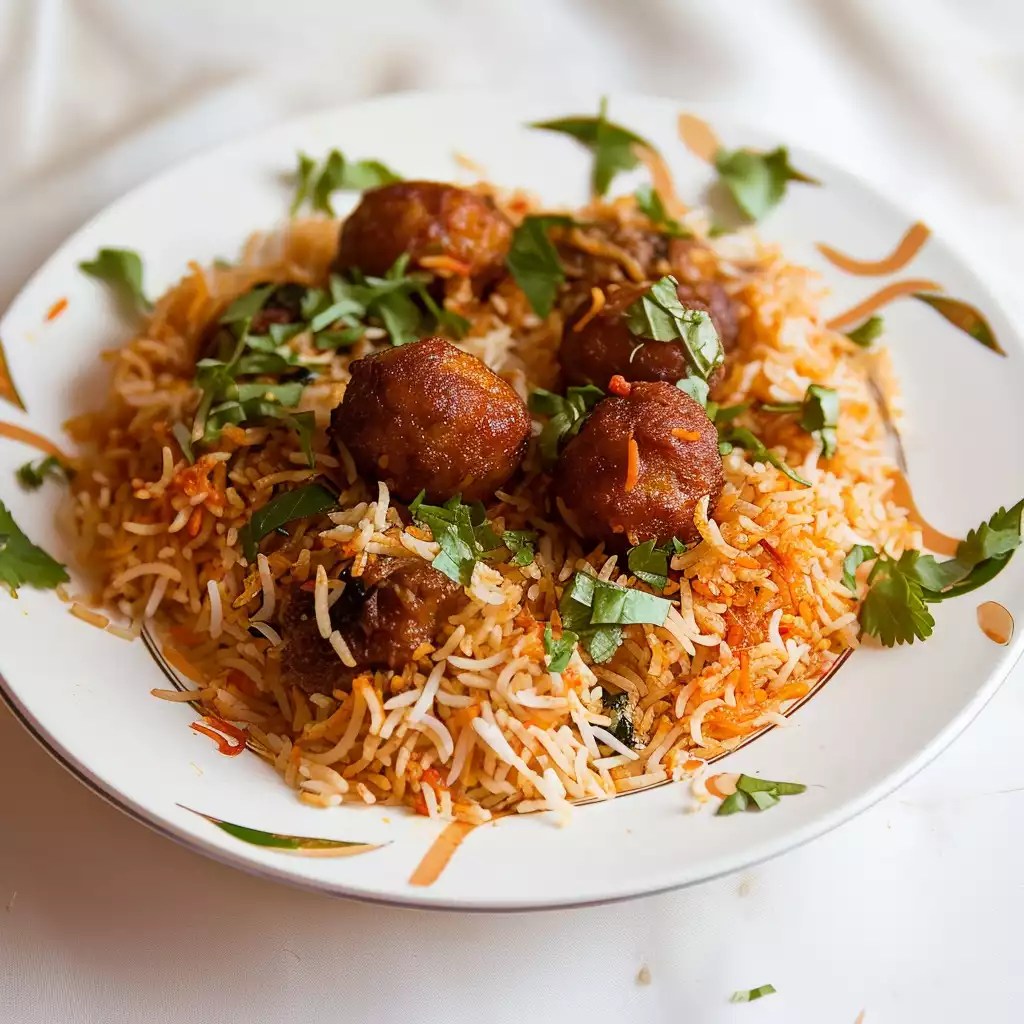 Kofta Biryani Recipe