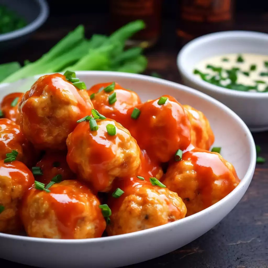 Buffalo Chicken Meatballs Recipe