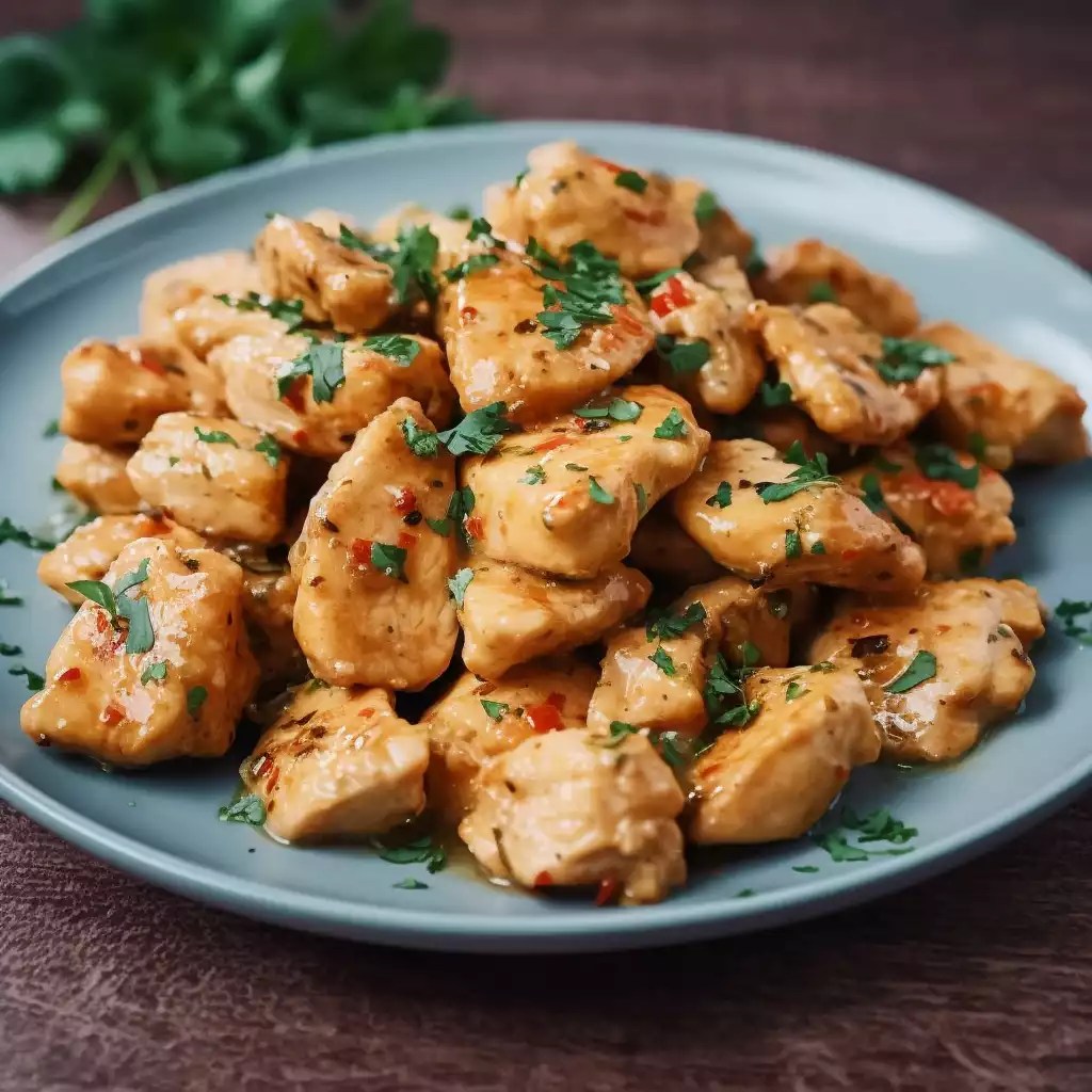 Garlic Butter Chicken Bites Recipe